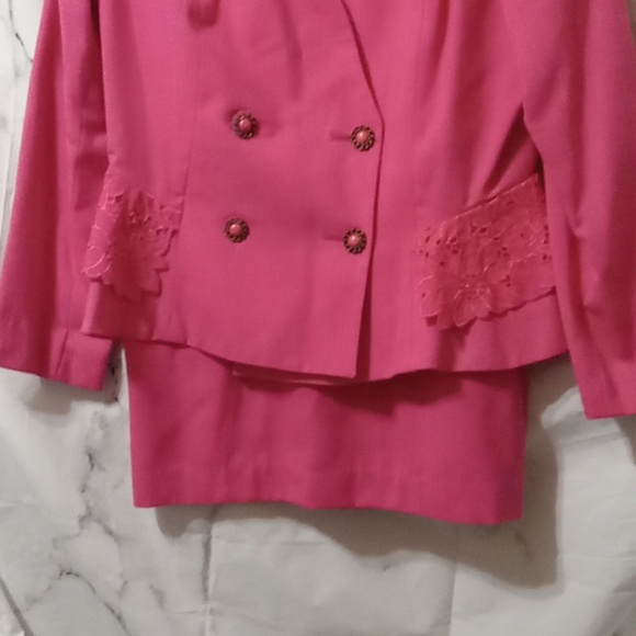 Leslie Fay 2 pc suit 14 - Picture 3 of 9